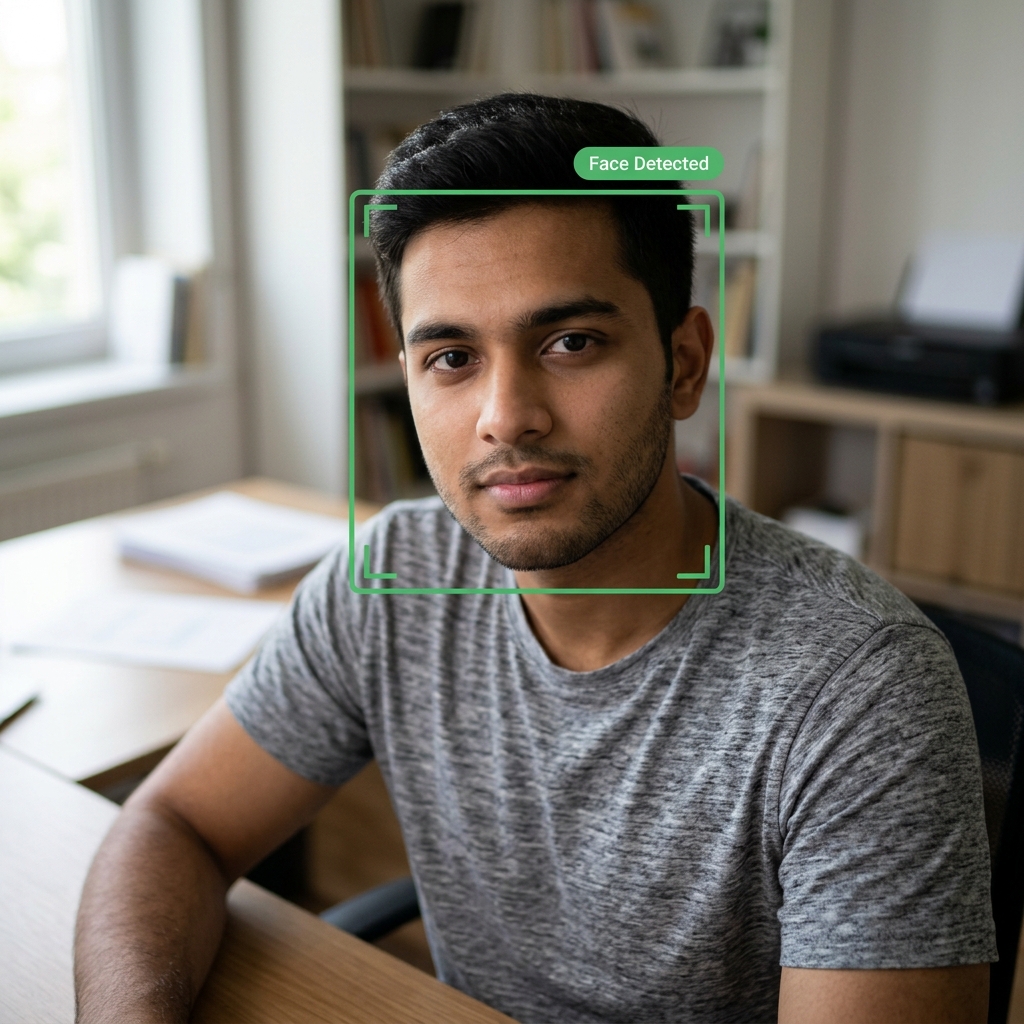 AI Proctoring — real-time face detection and violation monitoring